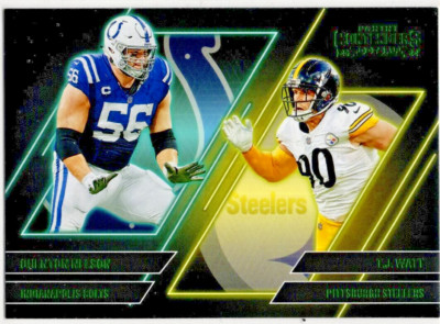 2022 Panini Contenders Nelson/Watt No. CS-NW Colts/Steelers