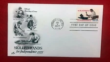 1977 Art Craft FDC US 1718 Skilled Hands for Independence - Blacksmith ZAYIX