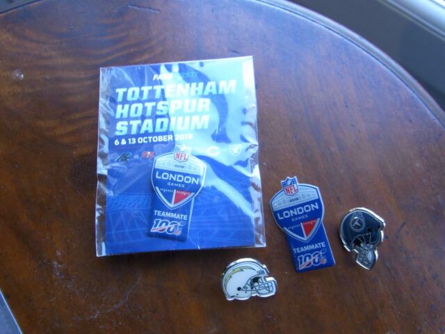 4 x NFL London Games 2019 Teammate Pin Badge Tottenham Stadium Condition Unused 4 x NFL London Games 2019 Teammate Pin Badge Tottenham Stadium Condition Unused