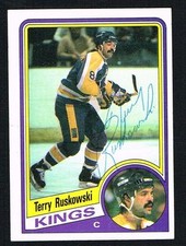 Terry Ruskowski #68 signed autograph auto 1984-85 Topps Hockey Trading Card