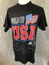 World Cup USA 94 Soccer Apex One 1991 T Shirt New Old Stock Size L Vintage NWT