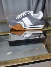 TOM FORD James Grey/White Men's Shoes 🔥