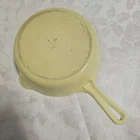 Vintage Griswold Enameled Yellow Cast Iron #5 Skillet Pan Erie PA USA