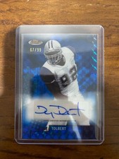 2024 Topps Finest Tony Tolbert #FBA-TTO Blue Auto 67/99 Football Card