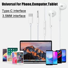 Earphones Headphones For Apple iPhone Pro/14/13/12/11/X Bluetooth Wired Earbuds