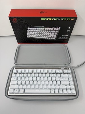 ASUS ROG Falchion Ace 75% TKL HE Wired Analog/Hall Effect Gaming Keyboard White