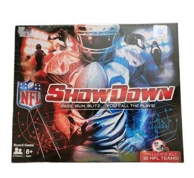 NFL SHOWDOWN Football Board Game Pass Run Blitz You Call The Plays New / Sealed