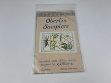 Oberlin Samplers Word Graphic Herbs Counted Cross Stitch Pattern 4S