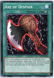 Axe of Despair (YS14-EN026) - Super Starter: Space-Time Showdown