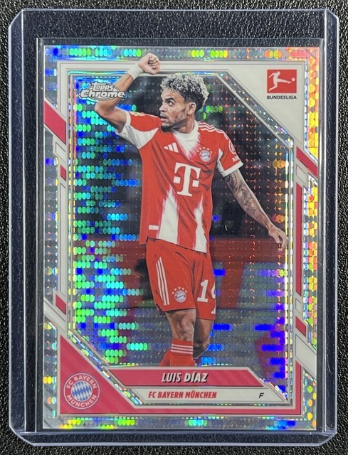 LUIS DIAZ 2025-26 TOPPS CHROME BUNDESLIGA #83 PULSAR REFRACTOR BAYERN MÜNCHEN