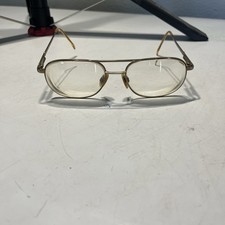 Stetson 169 Zyloware 183 Eyeglasses Frame Unisex Gold Metal Full Rim Square