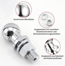 3500kg Kugelkopf 50mm Anh&auml;ngerkupplung AHK Ackerschiene Kupplung Kupplungskugel