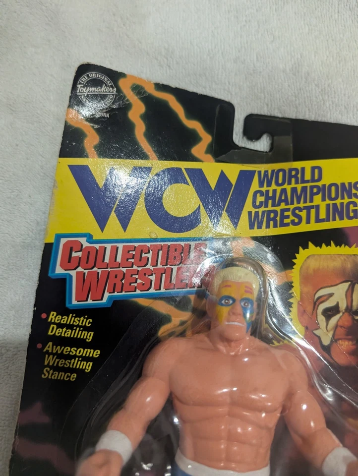 Boneco de ação WCW Sting World Championship wrestling colecionável 1994 #8102 - Imagem 2 de 4