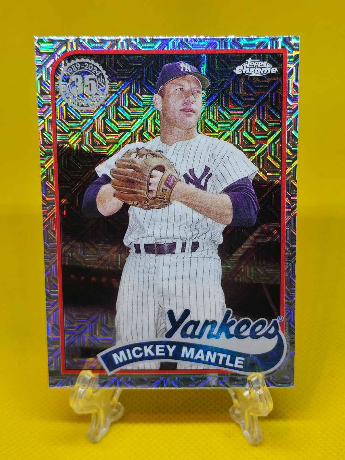 2024 Topps Silver Pack 35th Anniversary Mickey Mantle #2T89C-43 Yankees Mojo