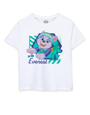 Paw Patrol Weiß Everest Kurzärmeliges T-Shirt Mädchen