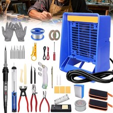32PCS Stained Glass Starter Kit with Soldering Iron Glass Cutting Tools