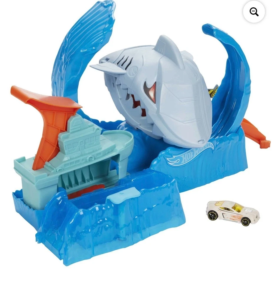 Hot Wheels City Robo Shark Frenzy play set New in Box - Image 3 of 4