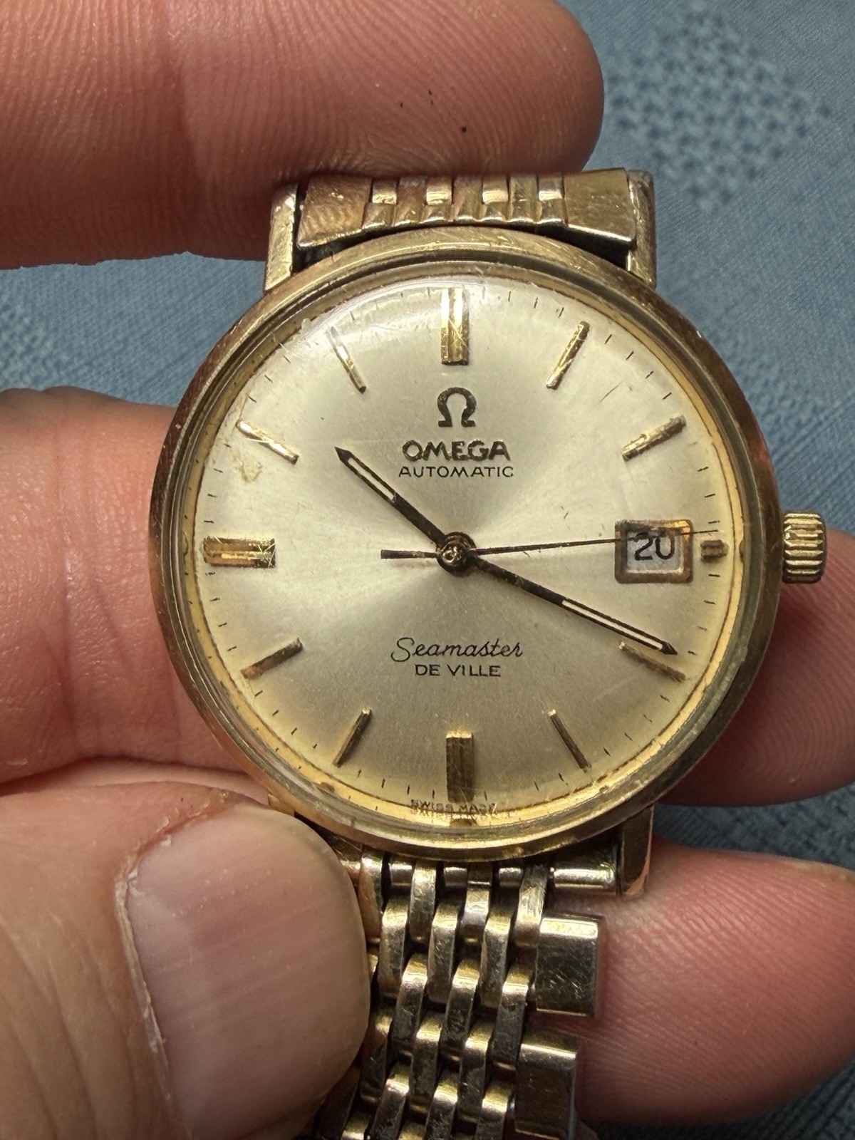 De Omega Gold Watch Ville Men Seamaster … 14k Look Automatic Filled Vintage - VintageWatches.PK De Omega Gold Watch Ville Men Seamaster … 14k Look Automatic Filled Vintage - vintagewatches.pk
