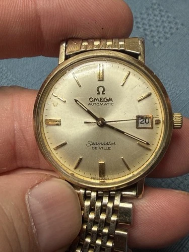 Vintage Men Watch Omega Seamaster De Ville Automatic 14k Gold Filled … Look