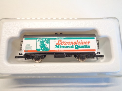 MÄRKLIN MINICLUB Kühlwagen LÖWENSTEINER MINERAL QUELLE (26185) | Condition: Gebraucht