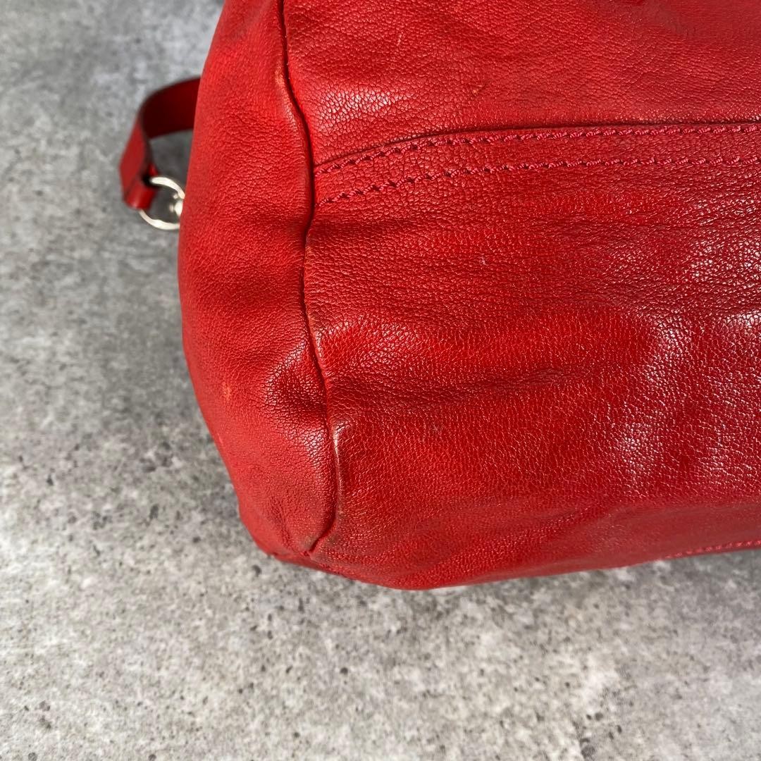 Givenchy Pandora handbag leather red thumbnail 10