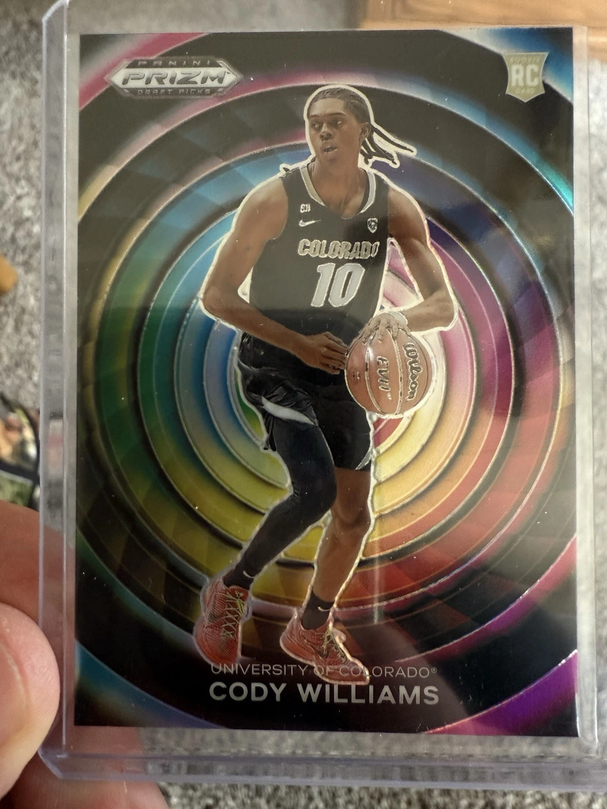 Cody Williams trading card