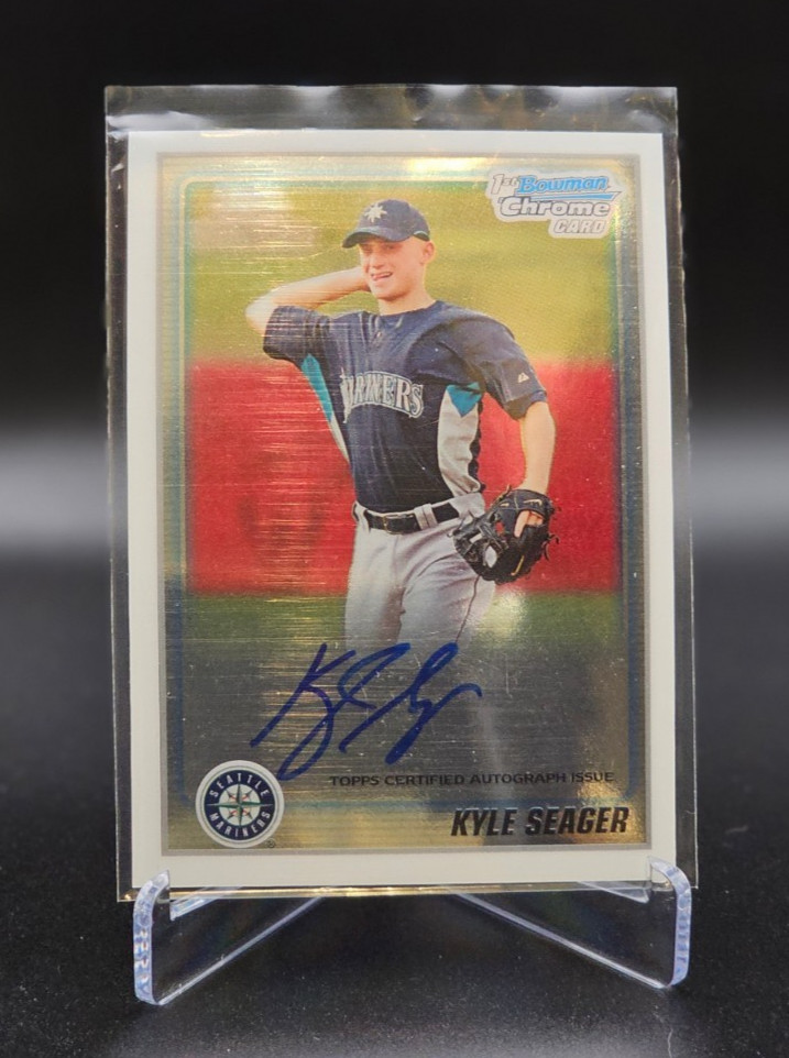 2010 Bowman Chrome Prospects Kyle Seager 1st Bowman Auto- Seattle Mariners