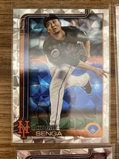 2025 Topps Diamanté Foil Five Card Star Pitcher Lot (Senga, Ray, Mason Miller)