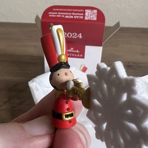 Hallmark 2024 Keepsake Ornament Terrific Trumpet Military Soldier New in Box - Picture 8 of 9