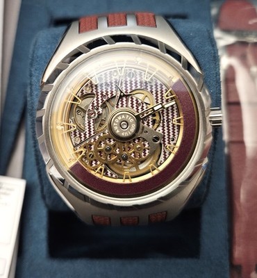 Swatch Flymagic Limited Edition to 500 Titanium Watch With Red