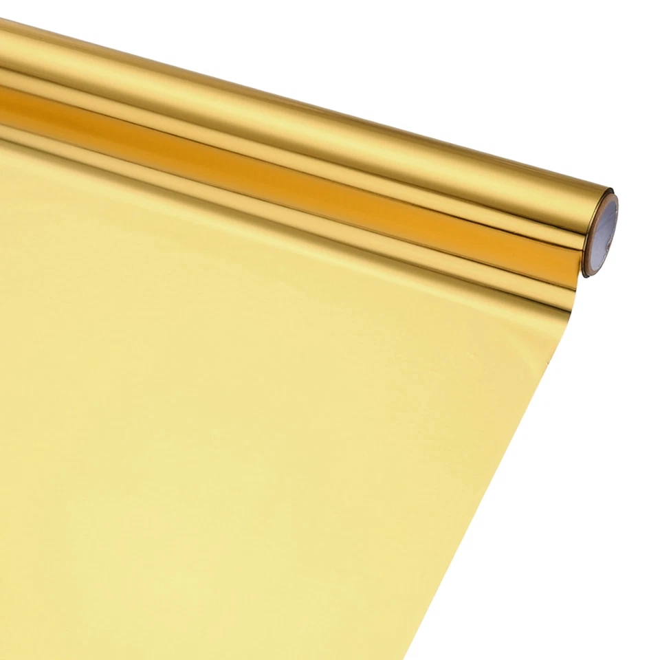 Rouleau de papier transfert thermique doré, 12,6" x 10 m pour laminateur - Photo 1/4