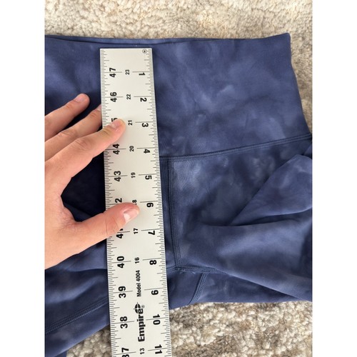 Lululemon Gr. 4 Abstrakte Ankle Pull On Leggings Blau Outdoor Hose - Bild 6 von 10