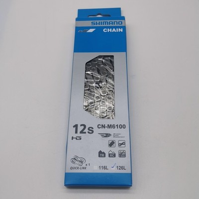Shimano CN-M6100 Kette 126 Glieder 12-fach Quick-Link E-Bike MTB DEORE Chain OVP