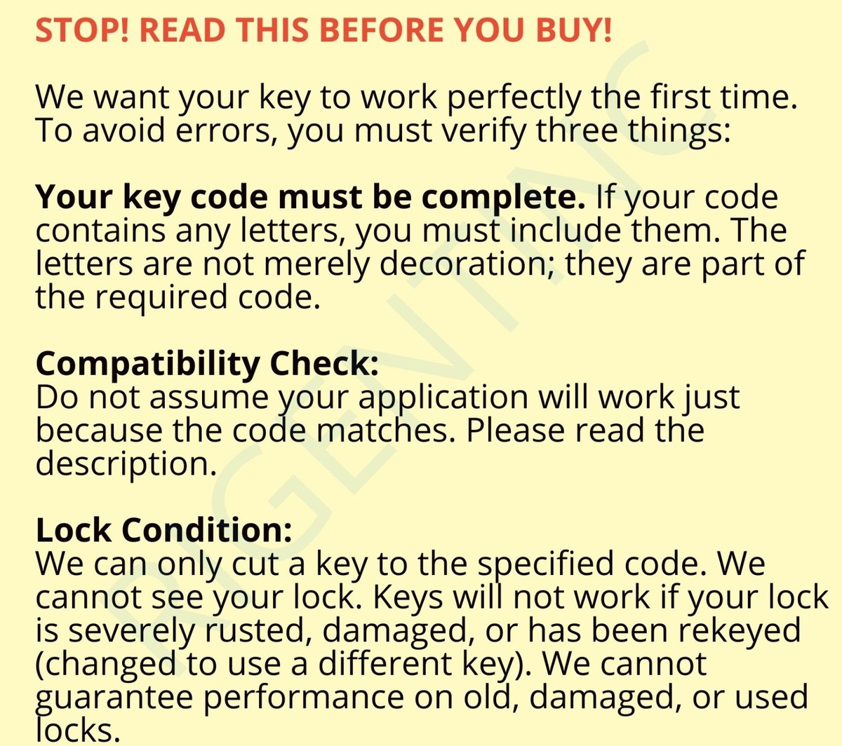 GM In-Car Screens & Monitors GM Small Head Key Blank For 1936-1966 Models - Door & Ignition Replacement With Correct Markings 1936-1966 GM Key - Foto 3