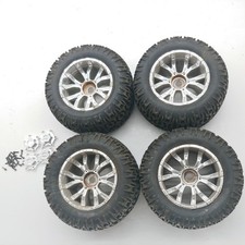 4x Ruote Pneumatici Monster Truck Vintage Retrò Losi LST / LST2 / AFTERSHOCK 1/8