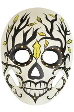 Brand New Mardi Gras Calavera Masquerade Mask Trees