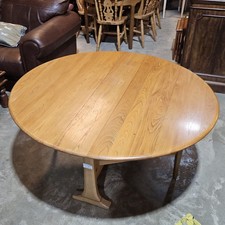 Ercol Slimline Drop Leaf Dining/Kitchen Table Seats Up To 6