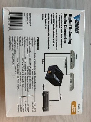 Vanco Digital to Analog Audio Converter 280512 Home theater