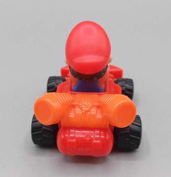 Lot of 2 Nintendo Mario Cart Plastic Toy Cars Cake Toppers - Image 3 of 4