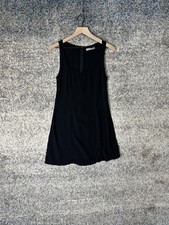 Reformation Dress Womens 4 Black Sleeveless Mini Shift Little Black Dress