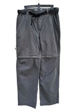 VTG Nike ACG Men  s 32x32 Convertible Hiking Pants Gray Belted Straight RARE