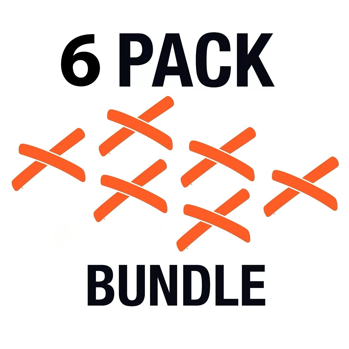 6x ABSOLUTELY RIDICULOUS 3” STICKER ARIA BASEBALL ORANGE X BUNDLE NEW DECALS