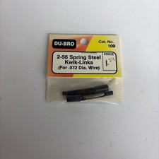 Du-bro Spring Steel Kwik-links .072 Dia Wire No 109 Nos