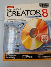 Roxio Easy Media Creator 8 Suite Disc Burning Editing Software