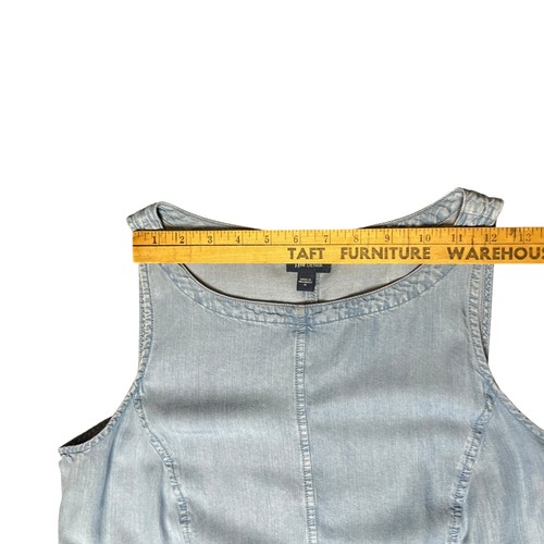 J Jill Denim ärmelloses Maxikleid mittelblau Tencel weich Taschen Relaxed Fit - Bild 6 von 13