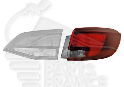 Feu arrière-droit extérieur cassé ? Réparez votre Opel Astra K Break 11/19-09/21