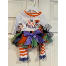 NEW Baby Girl My First Halloween Costume 3-PC Outfit Set 3 Months