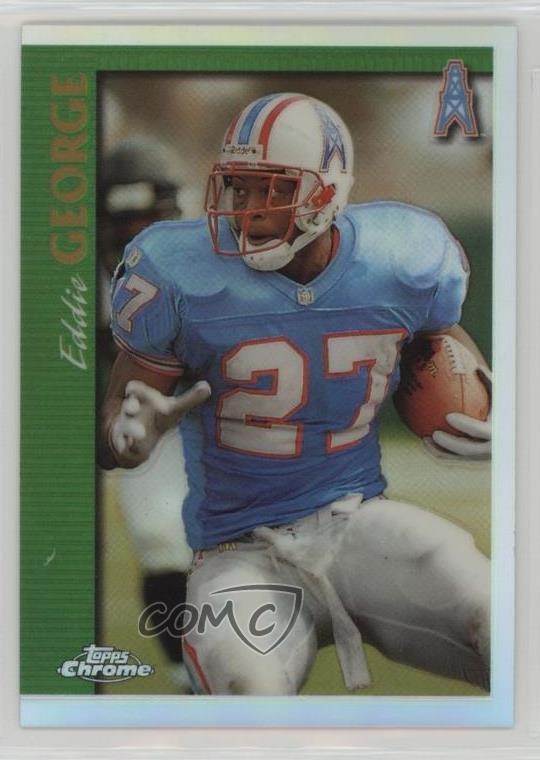 1997 Topps Chrome Refractor Eddie George #49 0wg1