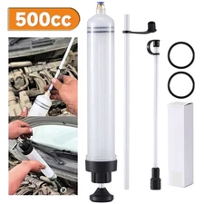 500CC Fluid Extraction Filling Syringe Transfer Liquid Pump Oil Extractor Auto