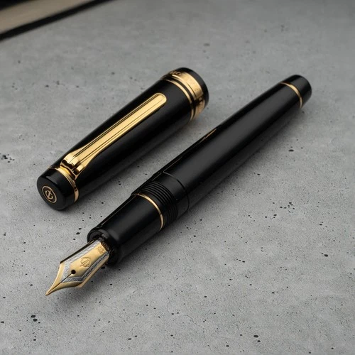Sailor Pro Gear Gold Fountain Pen 21K 875 Two Tone Gold Nib Japan